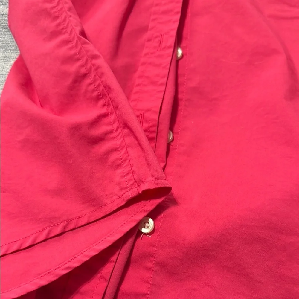 Chico's Pink Button Down Shirt - Picture 6 of 8